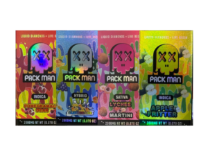pack man live resin & liquid diamonds vape pen