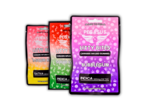 pegasus litty bites thc gummies (500mg 600mg)