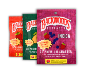 backwoods extracts premium flavored shatter 2g